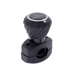 Universal black steering wheel knob