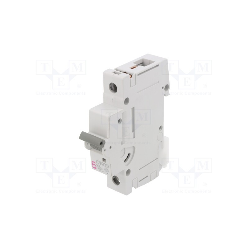 1 pcs x ETI POLAM - ETIMAT P10 1P C6 - Circuit breaker, 230/400VAC, Inom: 6A, Poles: 1, Charact: C, 10kA