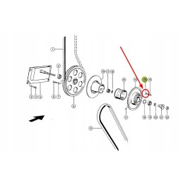 629265 0 fan variator wheel clamp