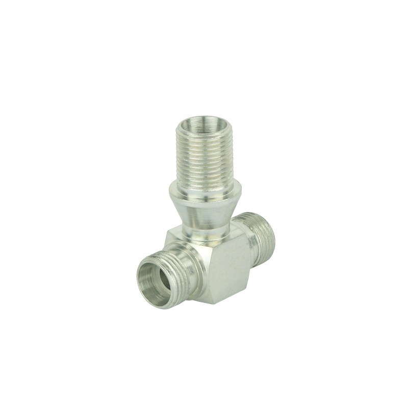 Hydraulic bulkhead tee connector bbb 18 18 18