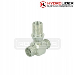 Hydraulic bulkhead tee connector bbb 18 18 18