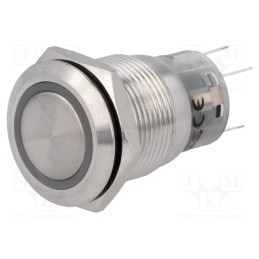 1 pcs x ONPOW - LAS1-AGQ-11ZE/R/12V - Switch: vandal resistant, Pos: 2, SPDT, 0.5A/220VAC, 1A/24VDC, IP67