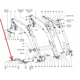 1429150 loader frame spring