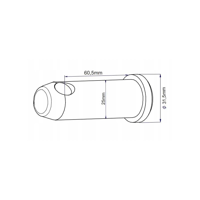 Drawbar pin mf3 morga 1671168m1m