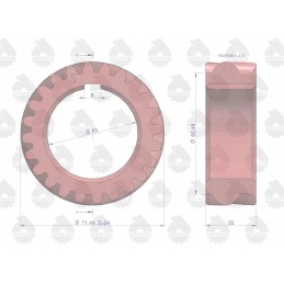Timing gear for crankshaft c 330 original