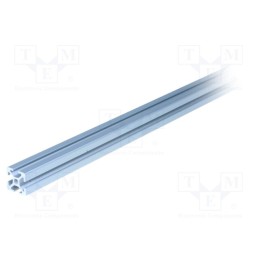 1 pcs x KRAFTBERG - K2020-I5/1M - Connecting tubes, Width of the groove: 5mm, W: 20mm, H: 20mm, L: 1m
