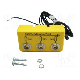 1 pcs x EUROSTAT GROUP - 30-551-3020 - Grounding of cable systems, ESD, 110x16.5x37mm, Len: 3m