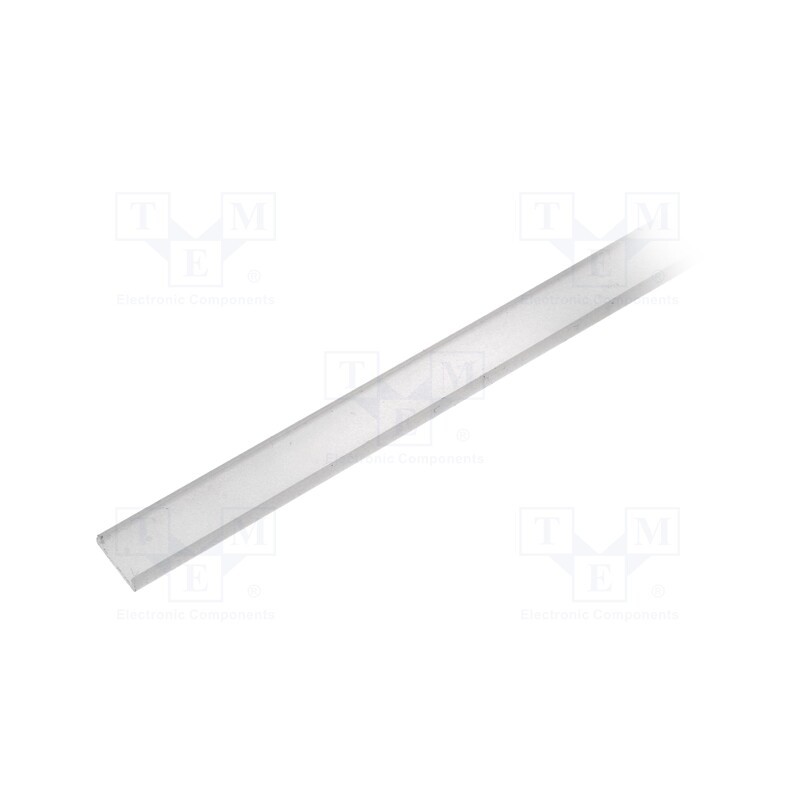 1 pcs x TOPMET - 76320038 - Cover for LED profiles, white, 1m, Kind of shutter: C, push-in