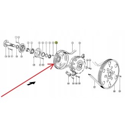 669631 0 drum reduction gear pulley