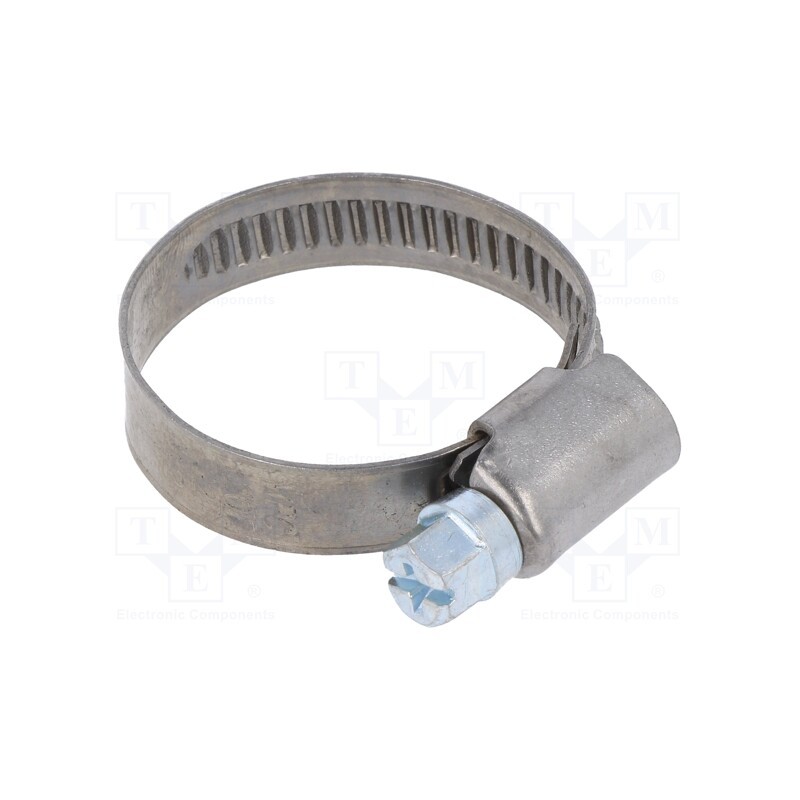 1 pcs x MPC INDUSTRIES - DD2020 - Worm gear clamp, W: 12mm, Clamping: 20÷32mm, DD, W2, DIN 3017