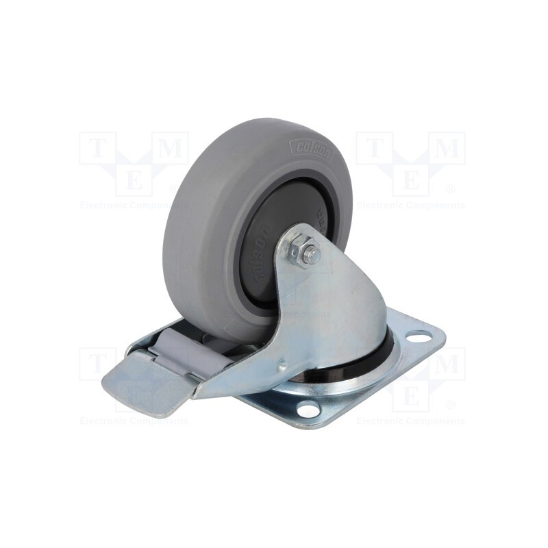 1 pcs x COLSON - BPPF 1001 5100 - Transport wheel, Ø: 100mm, W: 32mm, H: 128mm, torsional with lock