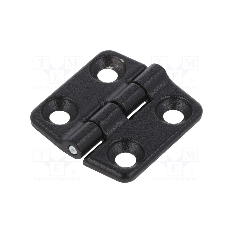 1 pcs x ROZTOCZE - 3.ZN10.001-04 - Hinge, Width: 29mm, zinc and aluminium alloy, black, H: 30mm