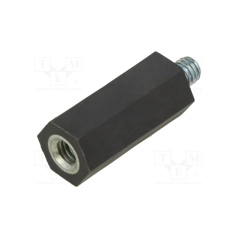 1 pcs x BM GROUP - QSCP030M6 - Insulating sleeve, Int.thread: M6, L: 30mm, UL94V-0, Mat: polyester