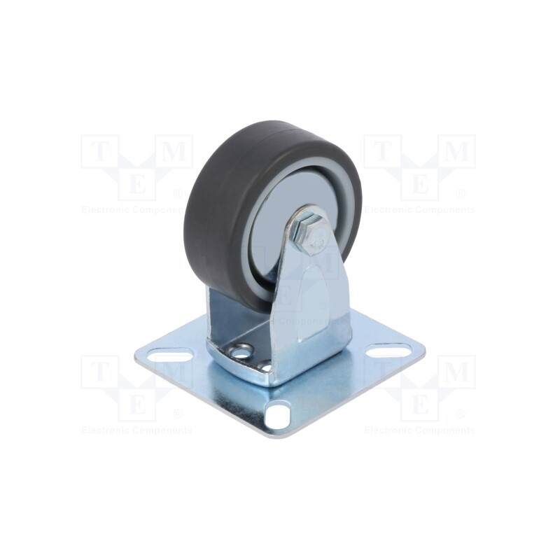 1 pcs x COLSON - FDPE 0501 1001 - Transport wheel, Ø: 50mm, W: 20mm, H: 68mm, rigid, 40kg