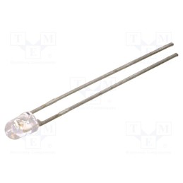 2 pcs x LITEON - LTL42TG6N - LED, 3mm, green, 599÷3000mcd, 45°, Front: convex, 2.54÷4V