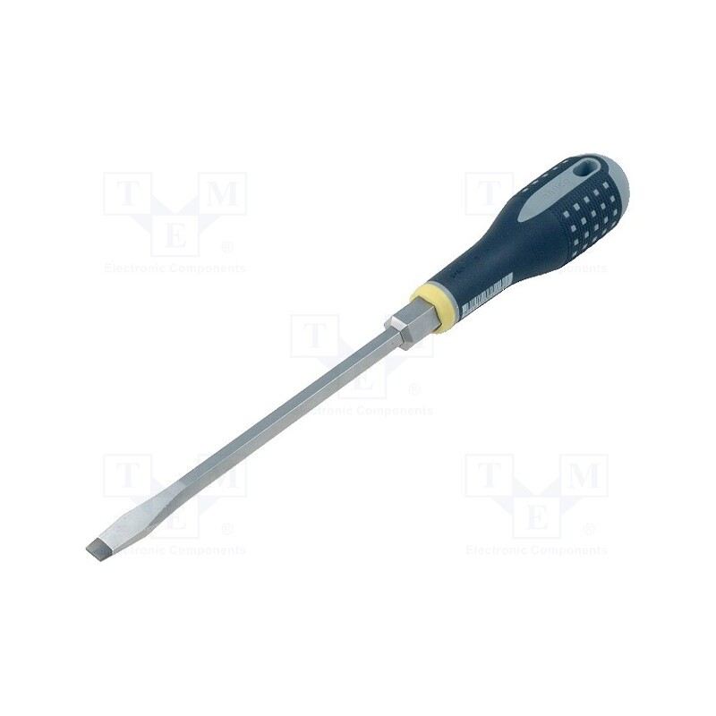 1 pcs x BAHCO - BE-8260 - Screwdriver, slot, 8,0x1,6mm, Blade length: 175mm