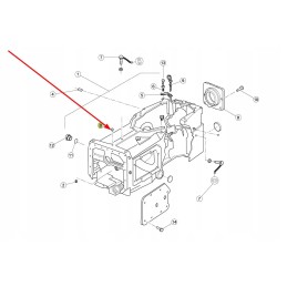 6005018986 gearbox housing cover