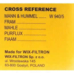 Oil filter for ursus c 330 c 360 op647 93407505