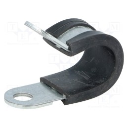 1 pcs x LAPP - 61825355 - Fixing clamp, ØBundle : 14mm, W: 15mm, steel, Ømount.hole: 6.4mm