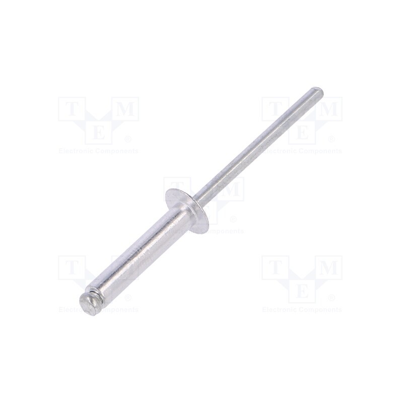 1 pcg x VOREL - 70430 - Rivet, aluminium, Rivet diam: 4mm, L.rivet: 19mm, 50pcs.