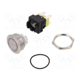 1 pcs x CANAL ELECTRONIC - PS5-210RH-BUD-0RAC - Switch: vandal resistant, Pos: 2, DPDT, 16A/250VAC, IP65, ON-OFF