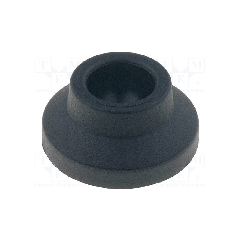 1 pcs x ELESA+GANTER - LS.A-32-14 - Foot, Base dia: 32mm, polyamide, H: 15mm, Mount.hole diam: 14mm