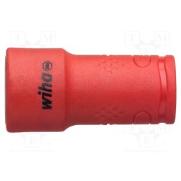 1 pcs x WIHA - 43088 - Socket, 6-angles,insulated,socket spanner, HEX 4mm, 1/4', 42mm