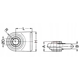 The end of the lower link to be welded is 28 7mm