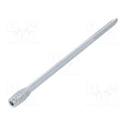 1 pcs x BOSSARD - 1344919 - Screw, for wood, 6x150, Head: without head, hex key, HEX 4mm, steel