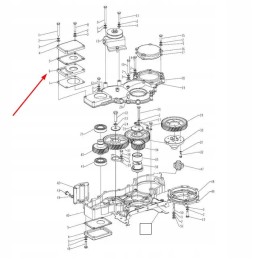 490bt 16021 hydraulic pump cover