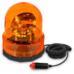 Rooster orange warning lamp with magnet 24