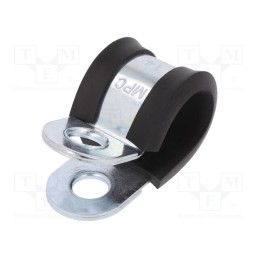 1 pcs x MPC INDUSTRIES - LKD11420 - Fixing clamp, ØBundle : 14mm, W: 20mm, steel, Cover material: EPDM