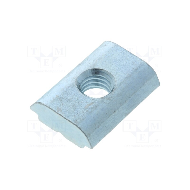 1 pcs x FATH - 96166 - Nut, for profiles, Width of the groove: 10mm, steel, zinc, T-slot