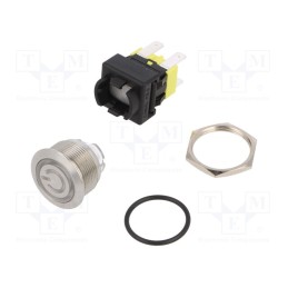 1 pcs x CANAL ELECTRONIC - PS5-210QH-BRD-0PAC - Switch: vandal resistant, Pos: 2, DPDT, 16A/250VAC, IP65, ON-OFF