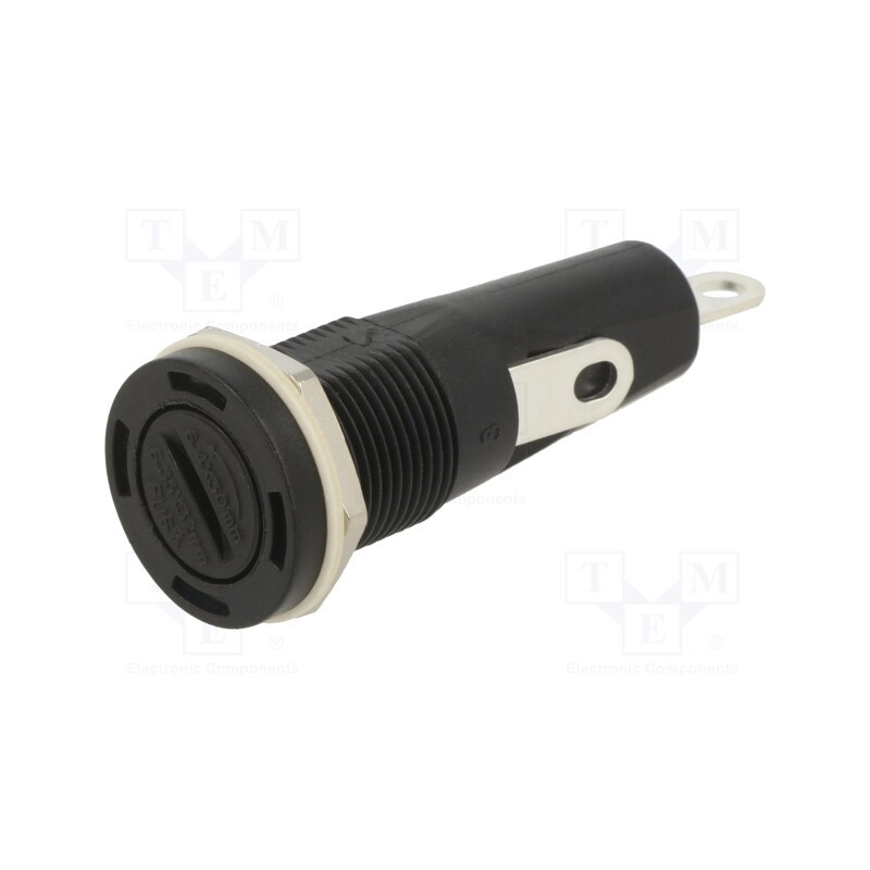 1 pcs x OPTIFUSE - PMA-DS-07-SOS - Fuse holder, 6.3x32mm, 20A, on panel, 250VAC, UL94V-2