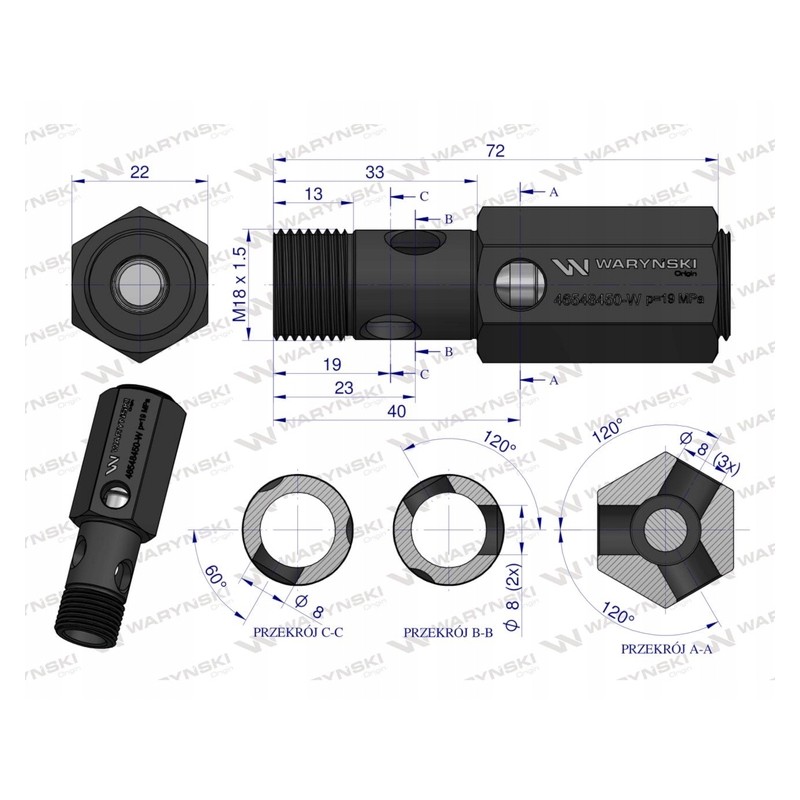 C 360 hydraulic cylinder safety valve
