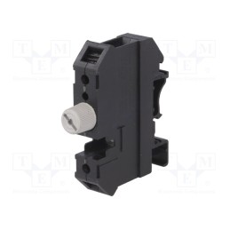 1 pcs x DEGSON ELECTRONICS - PC10-DR - Fuse holder, cylindrical fuses, 5x20mm, for DIN rail mounting