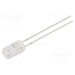 2 pcs x OPTOSUPPLY - OSR5MK5MC1B - LED, 5mm, red, 750÷1120mcd, 120°, 2.5÷5V, Lens: transparent