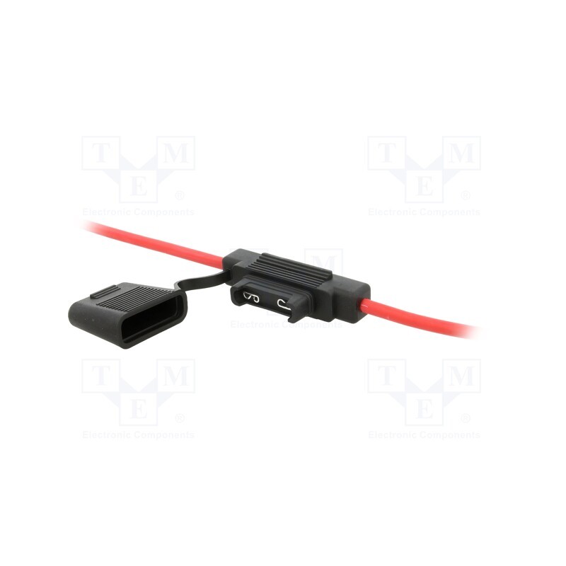 1 pcs x MTA - 100337 - Fuse holder, 29mm, 60A, on cable, Leads: lead x2, ways: 1, -40÷125°C