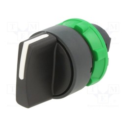 1 pcs x SCHNEIDER ELECTRIC - ZB5AD5TQ - Switch: rotary, 22mm, Stabl.pos: 1, black, none, IP66, prominent