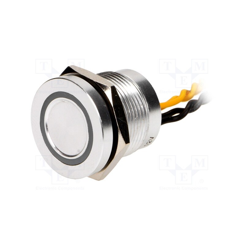 1 pcs x ONPOW - PS193P10YNT1Y12VT - Switch: piezoelectric, Pos: 2, SPST-NO, 0.2A/24VAC, 0.2A/24VDC