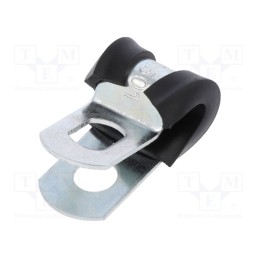 1 pcs x MPC INDUSTRIES - LKD1501 - Fixing clamp, ØBundle : 4.8÷6.4mm, W: 13mm, steel, SL, W1, DIN 3016