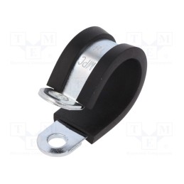 1 pcs x MPC INDUSTRIES - LKD11812 - Fixing clamp, ØBundle : 18mm, W: 12mm, steel, Cover material: EPDM