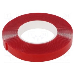 1 rol x - 7020 AKRYLOWA 2MM 19MM-5.5M - Tape: fixing, W: 19mm, L: 5.5m, Thk: 2mm, double-sided, acrylic, 8N/cm