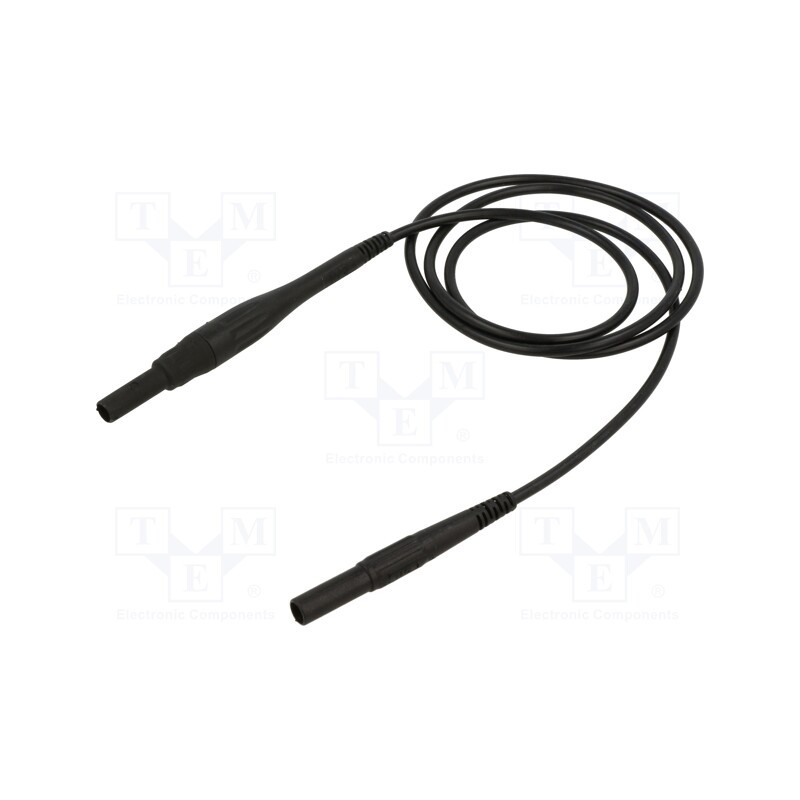 1 pcs x STu00c4UBLI - 66.9395-10021 - Test lead, 8A, banana plug 4mm,both sides, insulated, Urated: 1kV
