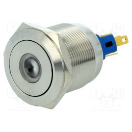 1 pcs x ONPOW - GQ22-11ZD/R/12V - Switch: vandal resistant, Pos: 2, SPST-NO + SPST-NC, 3A/220VAC