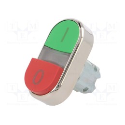 1 pcs x SIEMENS - 3SU1050-3BB42-0AK0 - Switch: double, 22mm, Stabl.pos: 1, green/red, none, IP67, Pos: 2