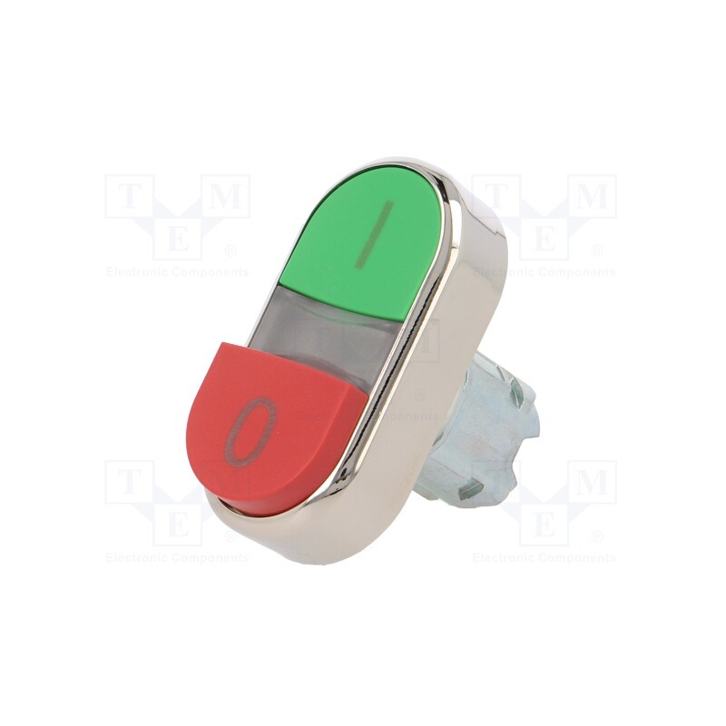 1 pcs x SIEMENS - 3SU1050-3BB42-0AK0 - Switch: double, 22mm, Stabl.pos: 1, green/red, none, IP67, Pos: 2