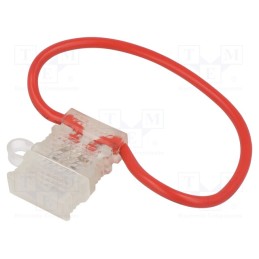 1 pcs x OPTIFUSE - LPR-13C-10R - Fuse holder, 19mm, 40A, Leads: cables, 58V