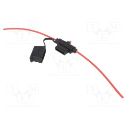 1 pcs x OPTIFUSE - LPR-04B-I-16R - Fuse holder, 19mm, 15A, Leads: cables, 24V